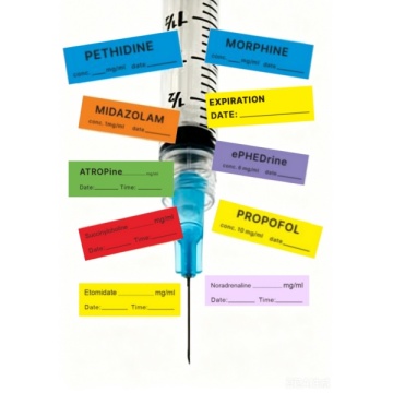 Customizable Medical Syringe Label