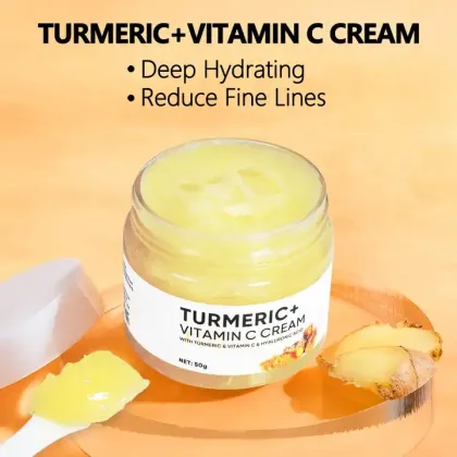 Whitening Moisturizing Facial Cream with Turmeric: Effective for Dark Spot Removal and Brightening