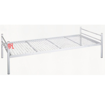 Modern Simple Design Stainless Steel Single Bunk Beds for Dormitory Furniture