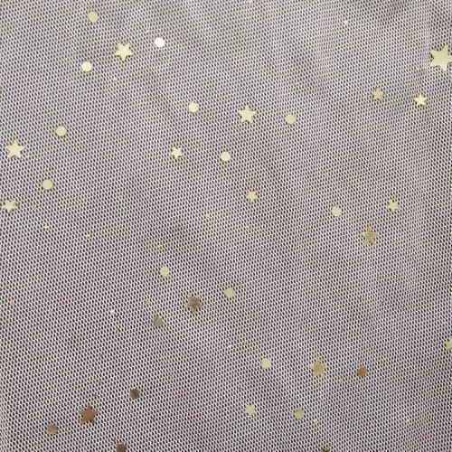 Moon Star Design Tulle Moonlight Sequin Chiffon Tyg