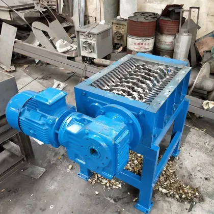 Waste Wood and Plastic Shredding Machines
