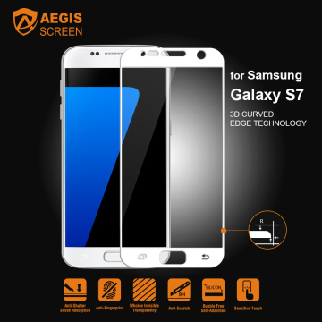 Real Ultra thin 5 Seconds Self-Adsorbed Tempered Glass s7 screen protector