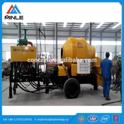 2016 factory directly supply NEW machine concrete mixer pumps HBTS SERIES