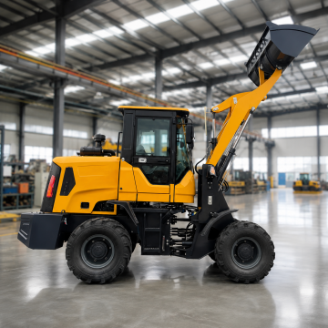 Sturdy Compact Articulating Wheel Loader For Aggregate Work