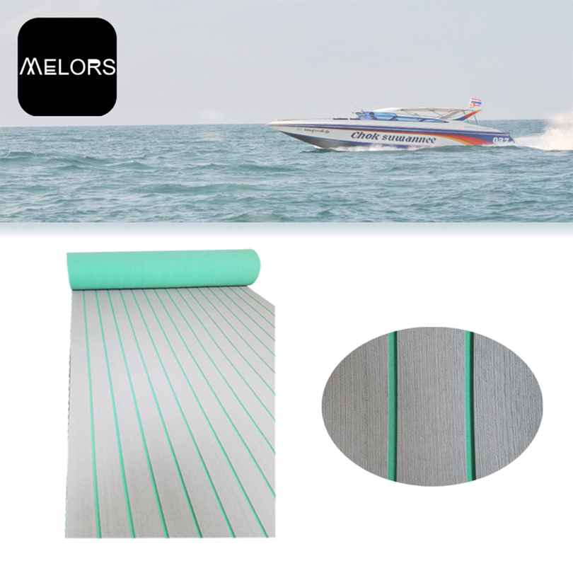 Melors Ski Boat แพลตฟอร์มว่ายน้ำ Faux Teak Sheet