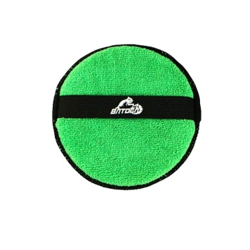 5 Inch Microfiber Car Wax Applicator Pad with Belt Design for Easy Control