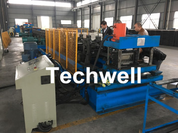 GI Or Carbon Steel Coil Forming Material Cable Profile Roll Forming Machine For Making Steel Cable Tray Sheets