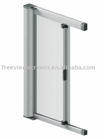 Rolling screen door