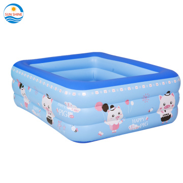 Piscina de juguetes de piscina inflable azul al aire libre personalizado