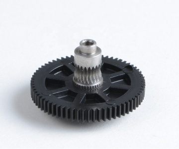Extruser Big Geatry 66 Dente Modulo 0,5 acciaio inossidabile in plastica POM per stampante 3D