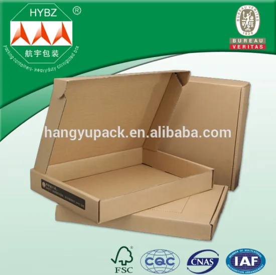 2016 Hangyu E flute plane corrugated box clothing box shirts box shirt packing box mailing box