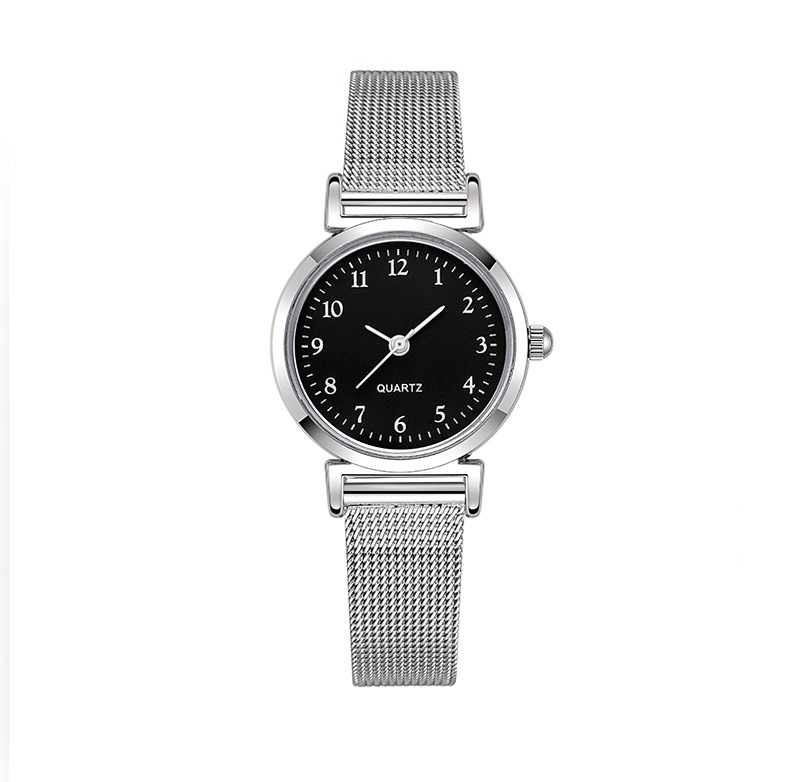 Quartz Uhr Slim Silver Gurt Watch für Frauen