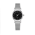 Quartz Uhr Slim Silver Gurt Watch für Frauen