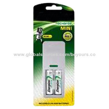 800-2,000mAh AA AAA Battery Chargers with 2 AA Cycle Energy Batteries