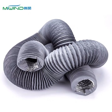 PVC Flexible Air Duct Fan Pipe with Aluminium Foil for Indoor Ventilation