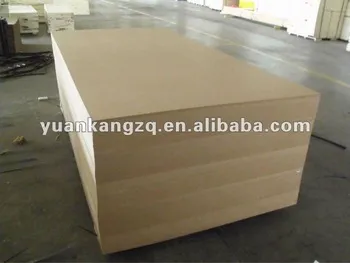 E1 Glue 660-850kg/m3 1220*2440*12mm evergreen plain MDF for furniture