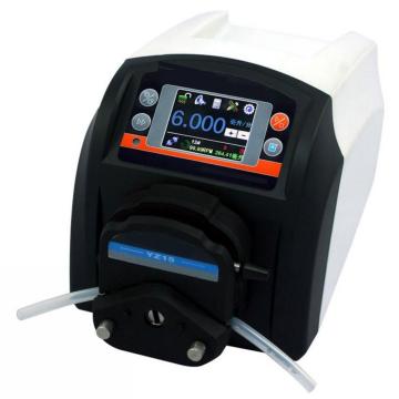 Low cost plastic peristaltic liquid pump