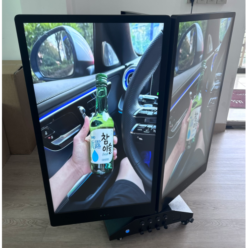 שילוט LCD חיצוני דו צדדי נייד לקמעונאות