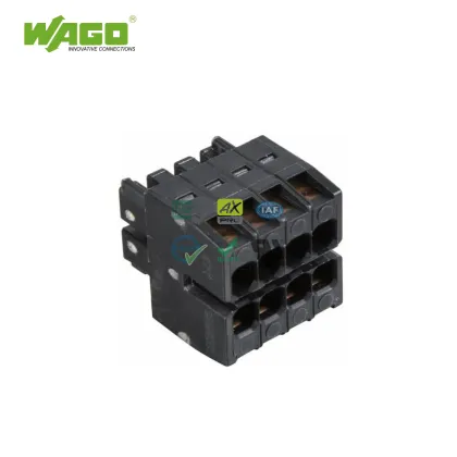 WAGO Control Cabinet Terminal Blocks and Plug Connectors