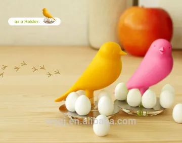 Lovely Sparrow Egg 3D Fridge Magnet Colorful Cute Sparrow Egg Magnet Cute Fridge Magnet with Bird Holder Set