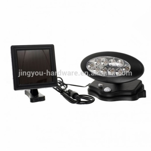 solar pir sensor security light 10led