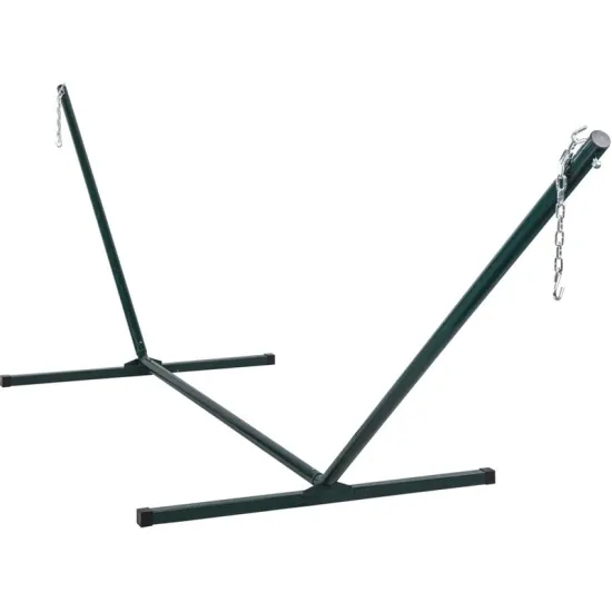 Danlong Heavy Duty 12 Feet Hammock Stand: Steel Frame with Hooks and Chains