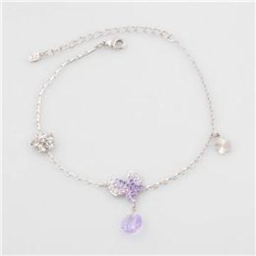 Fashion Butterfly shape Anklet with Swarovski Stone