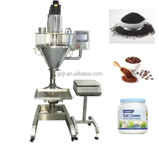 Semi-Automatic Powder Filler Machine for 1g-100g Milk Coffee Powder