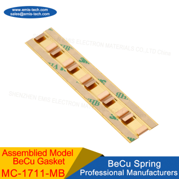 Becu Spring Becu Fingerstock EMI Spring Thickness 0.05mm 0.08mm & 0.127mm 18 Years Factory Manufacture History