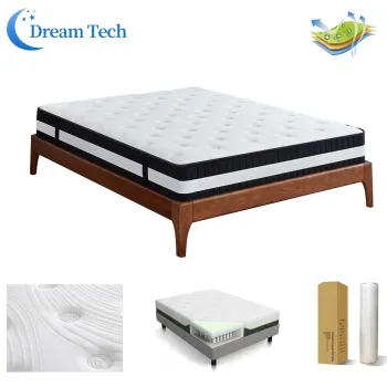 Pocket Spring Latex Queen Size Bed Portable Mattresses