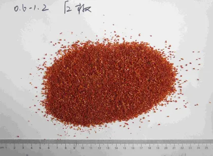 free of sugar dehydrated red bell pepper