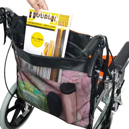 Stroller and Walker Side Arm Rest Pouch - Large Capacity Bag for Mobility Devices