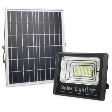 IP67 Solar Panel Flood Light: Dusk to Dawn, Remote Control, Outdoor Billboard Reflector - 60W LED Garden Light