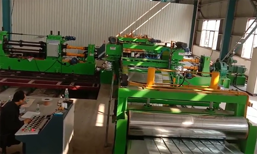 Double Heads fast change Slitting Line