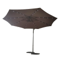 Parasol solaire à lumière LED pour utilisation sur patio extérieur