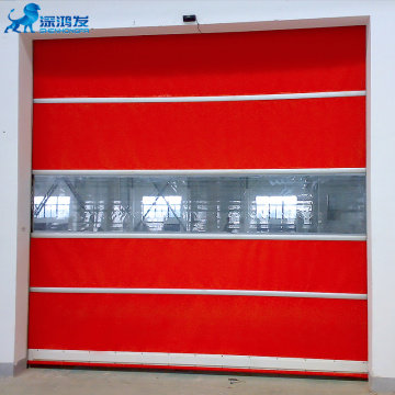 PVC Fabric Curtain High Speed Shutter Rolling Door
