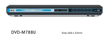 DVD Player with USB : DVD-M788U