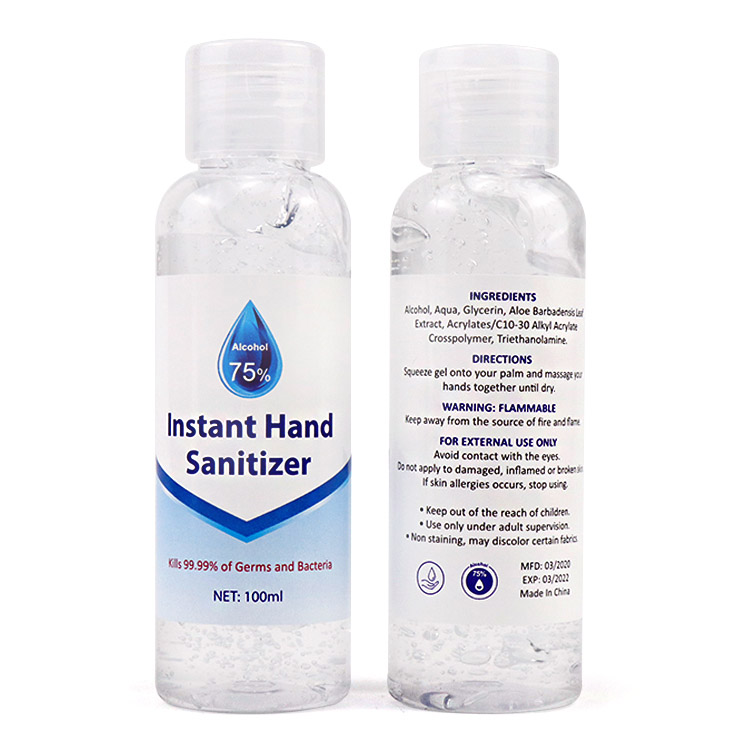 Okomuntu Osetshenziswe Ngotshwala I-Sanitizer Gel