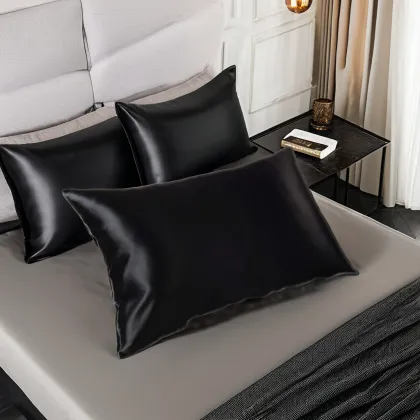 Wholesale 6A Silk Embroidery Zipper Pillowcase - Pure Silk for Home and Hotel Bedding