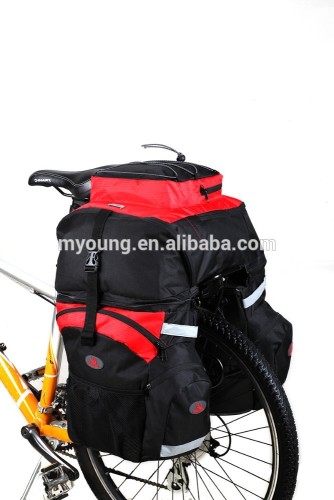 New fashionable bicycle double rear pannier bag