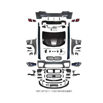 BMW 5 Series F10 F18 2012-2020 M5 Body Kit - Front Rear Bumper, Grille, Hood, Lamps, Fender, Side Skirts