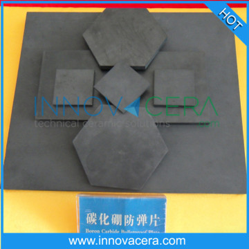 Wear Resistant Ceramic Boron  Carbide Plate For Military/Innovacera