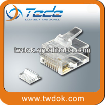TEDE utp/ftp cat5e/cat6/cat7 rj45 connector/plug/modular jack