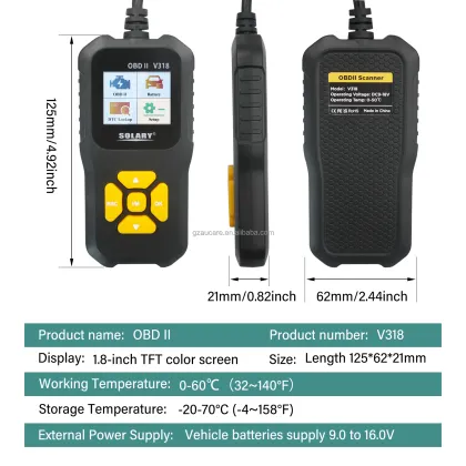 V318 Auto Diagnostic Tool Scanner - Universal Auto Scanner Diagnostic Tool