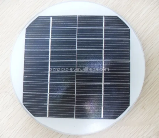 Factory Supplied 2W 9V Round Mono Solar Panel: Ideal for Solar Lawn, Garden, and Outdoor Lighting