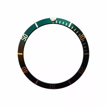 Aluminum Ring Replacement for Biwan 41mm Watch: 39mm Accessory with Black Flower Indication Scale
