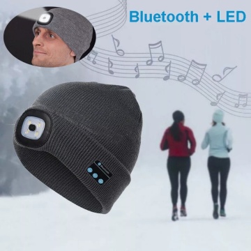Sombrero LED Bluetooth para deportes nocturnos