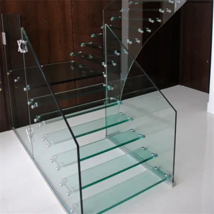 Price of Construction Prefabricated Floating Glass Stairs