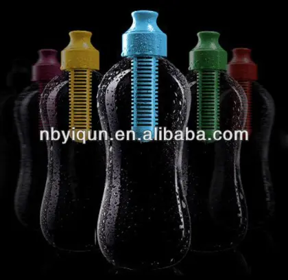 380ml Plastic tea cup with filter