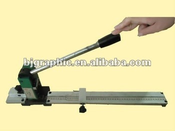 Manually operated Creasing Matrix Cutter with measuring tape